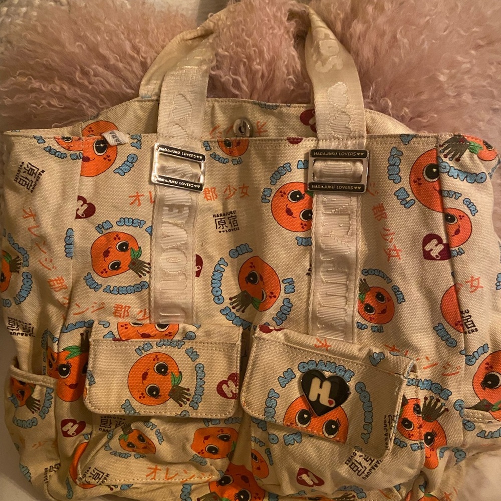 Vintage Harajuku Lovers Tote Bag | Orange County Girl logo | Good condition